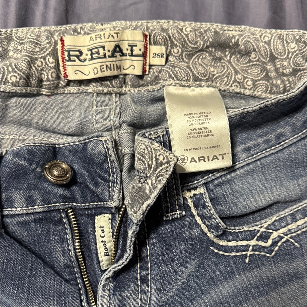 Ariat Women's Classic Blue Boot Cut Jeans 28R